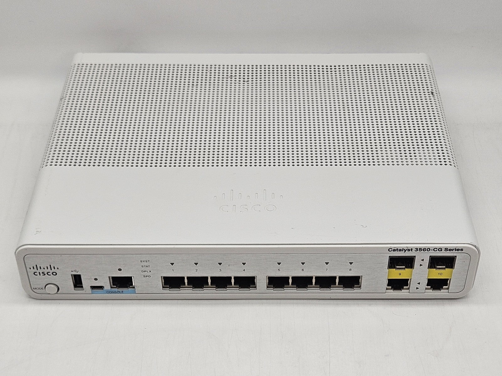 Cisco Catalyst 3560CG 8-Port GbE & 2-Port DP SFP Network Switch WS-C3560CG-8TC-S0