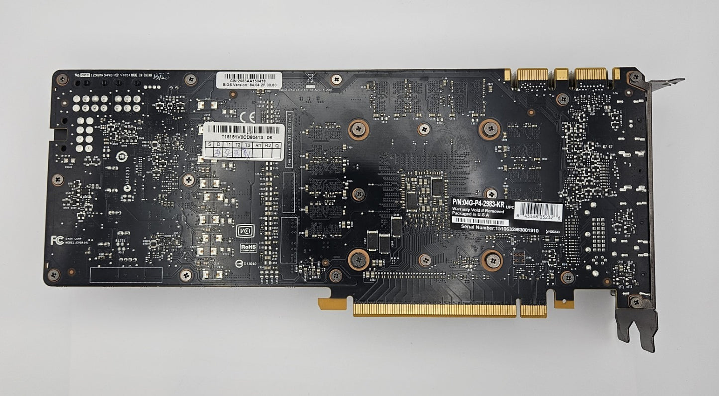 EVGA GeForce GTX 980 SC Gaming 4GB GDDR5 Video Graphics Card 04G-P4-2983-KR3