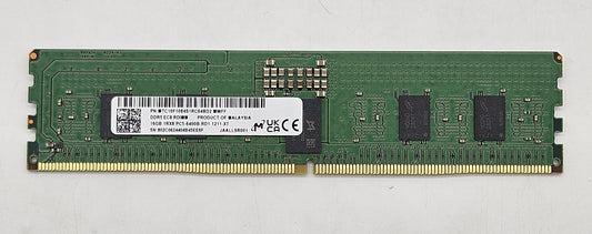 Micron 16GB 1Rx8 PC5-51200 DDR5-6400 ECC REG Server Memory MTC10F1084S1RC64BD20