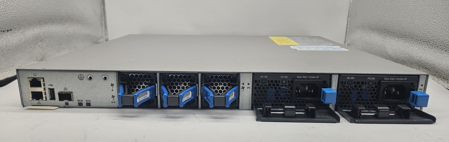 Cisco Nexus 9300 48-Port GbE 4-25Gb SFP & 2-QSFP Network Switch N9K-C9348GC-FXP3