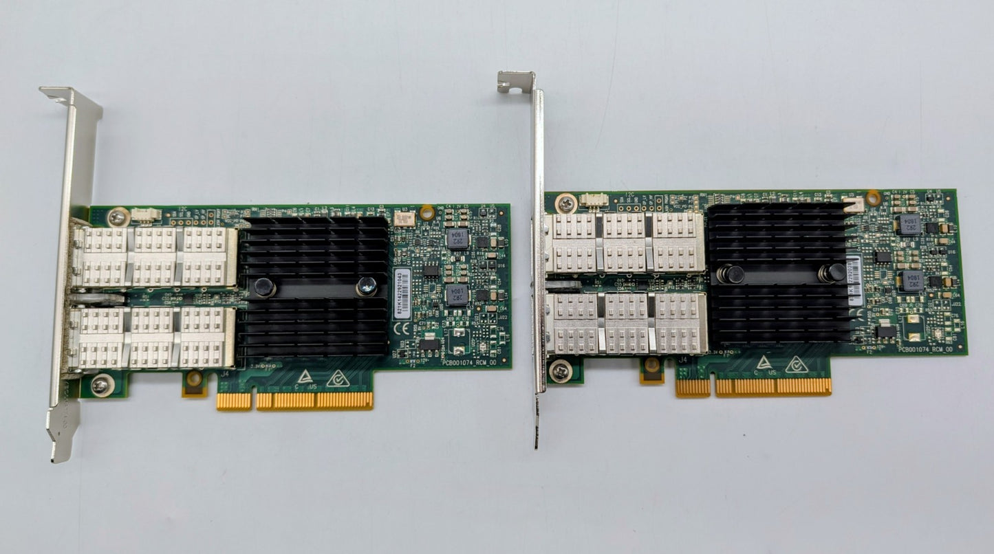 Lot of 2 HP  764736-001  FDR/Ethernet 10gb/40gb 2-Port 544+QSFP Adapter1