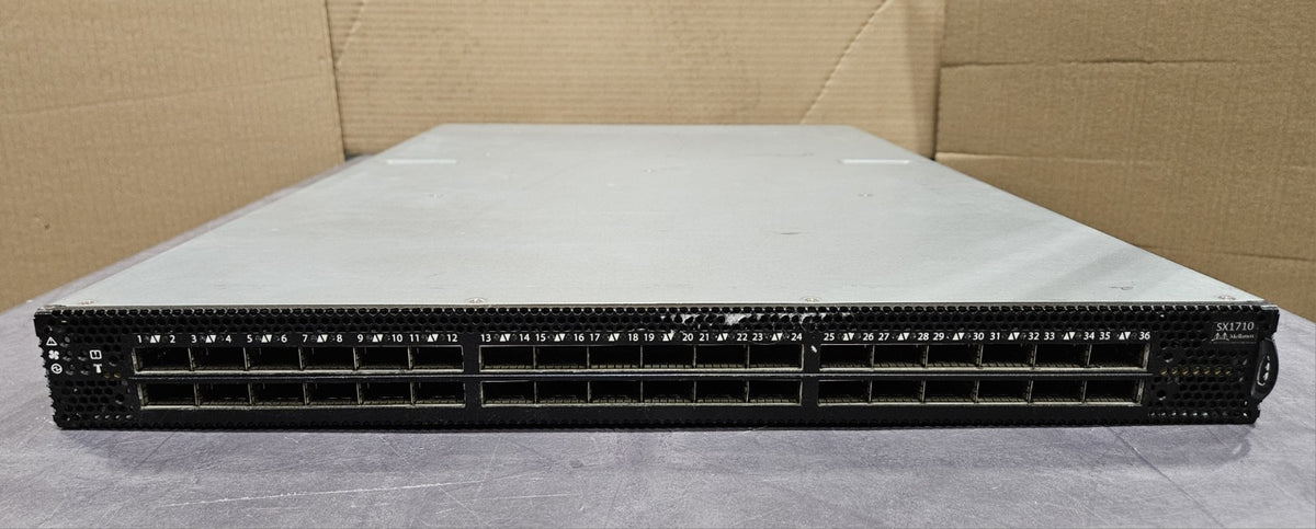 Mellanox 36-Port 40/56GB QSFP Network Switch w/ 2x Power Supplies ONYX SX17101