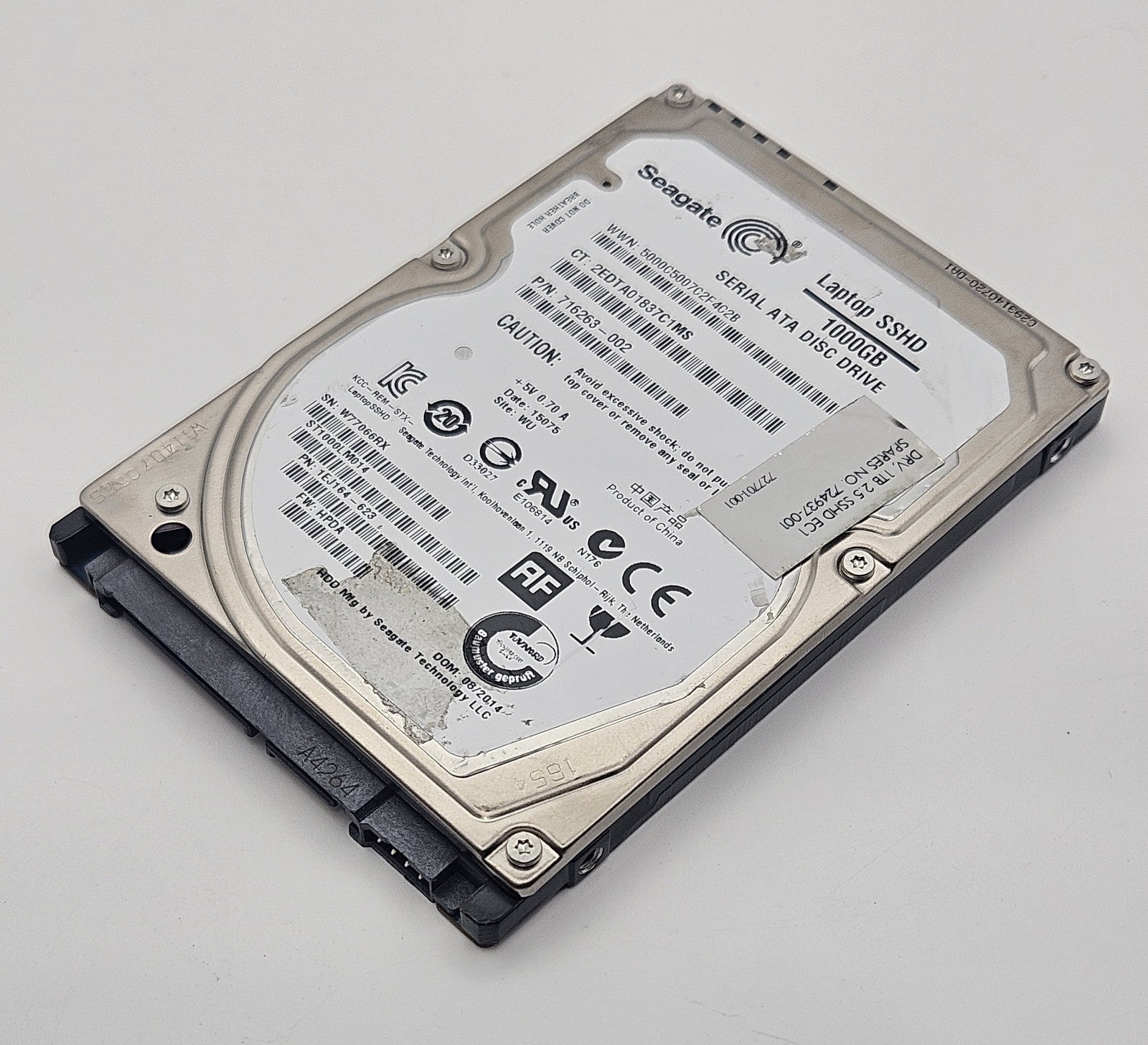 Seagate 1TB 5400RPM SATA 6Gbps 8GB MLC NAND SSD 2.5" Hybrid Drive ST1000LM0140