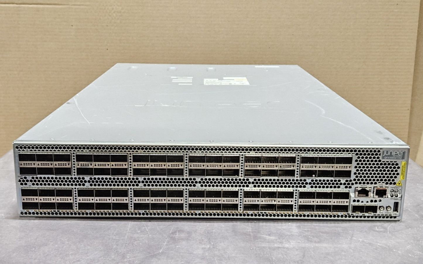 Juniper 72/24-Port 40/100GB QSFP+ Layer 3 Network Switch w/ 4x PSU QFX10002-72Q1