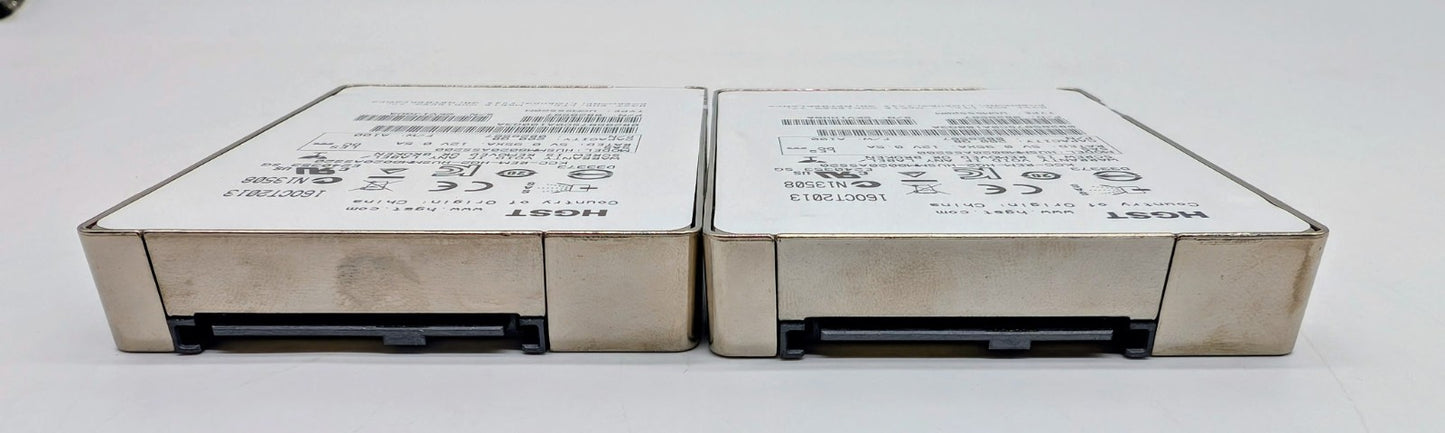 LOT OF 2 Hitachi Ultrastar 200GB SAS 12Gbps Edurance 2.5" SSD HUSMM8020ASS2001