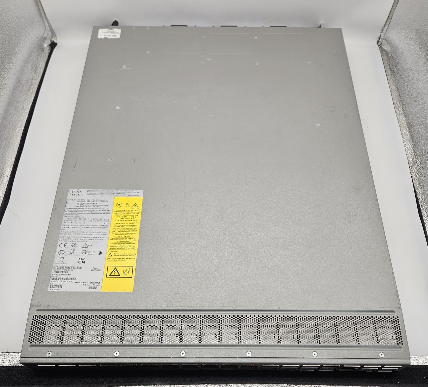 Cisco Nexus 9336C 36-Port 100GB QSFP28 Network Switch w/2x PSU N9K-C9336C-FX22