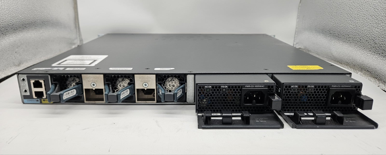 Cisco Catalyst 3650 48-Port PoE+ GbE 4-Port 10Gb Netwrok Switch WS-C3650-48FQ-S3