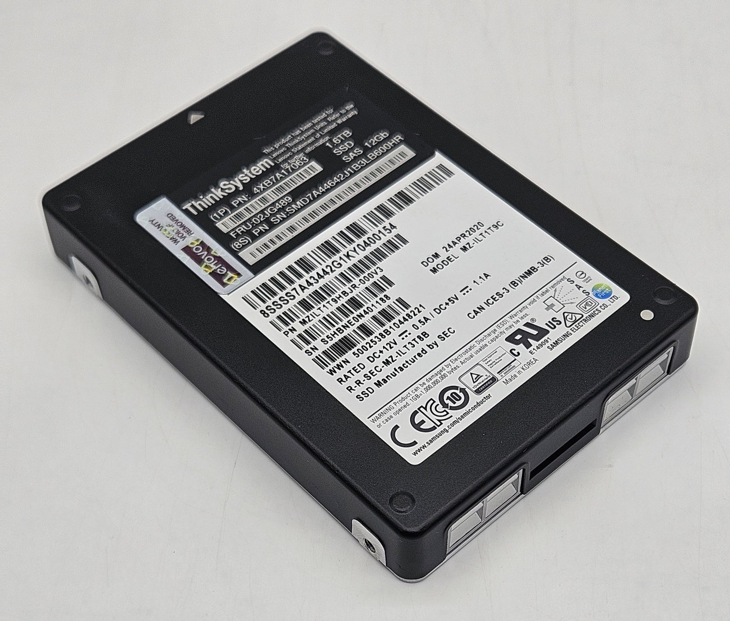 Samsung MZ-ILT1T9C PM1643a 1.92TB TLC SAS 12Gbps 2.5" SSD MZILT1T9HBJR0