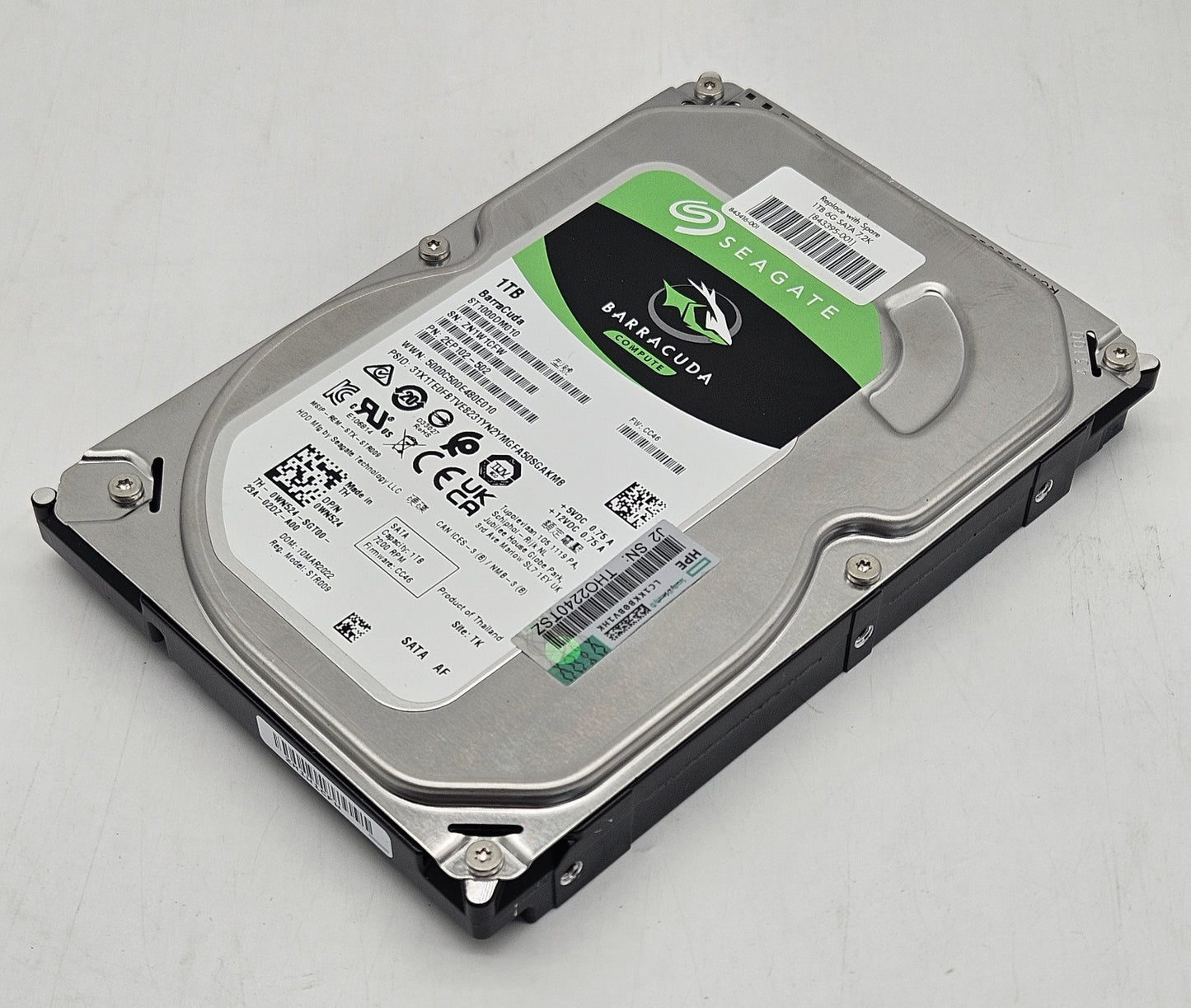 Seagate Barracuda 1TB 7200RPM SATA 6Gbps 64MB Cache 3.5" Hard Drive ST1000DM0100