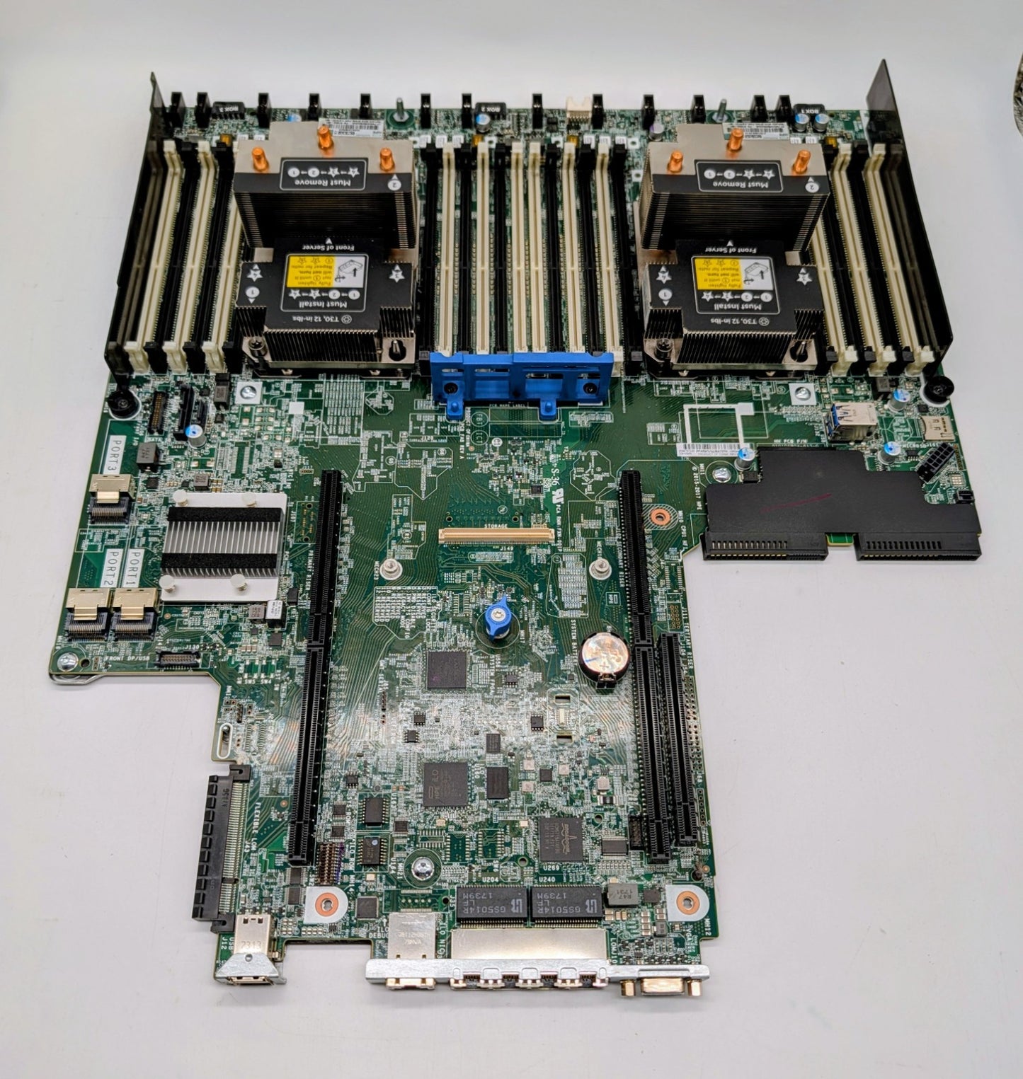 HP DL380 G10 875073-001 - HPE Xeon Scalable FCLGA3647  W/ Heatsinks **NO CPU's**0