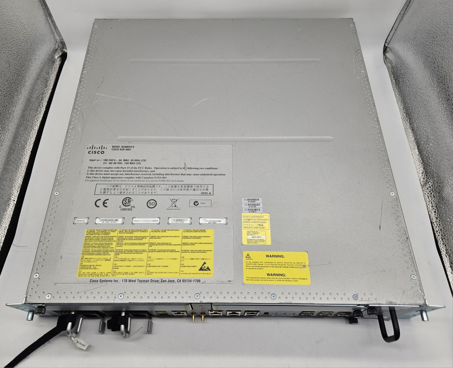 Cisco 4-Port SFP Agregated Services Router w/ 2x PSU OS 6.2.3 ASR 90012