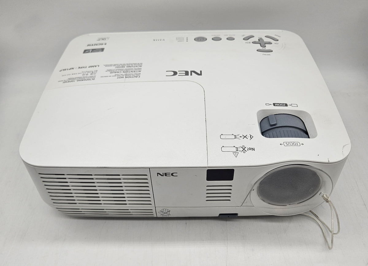 DLP 3100 Lumens Projector 1608 Hours (Dust Specs when Fully Zoomed Out) NP-V311X0