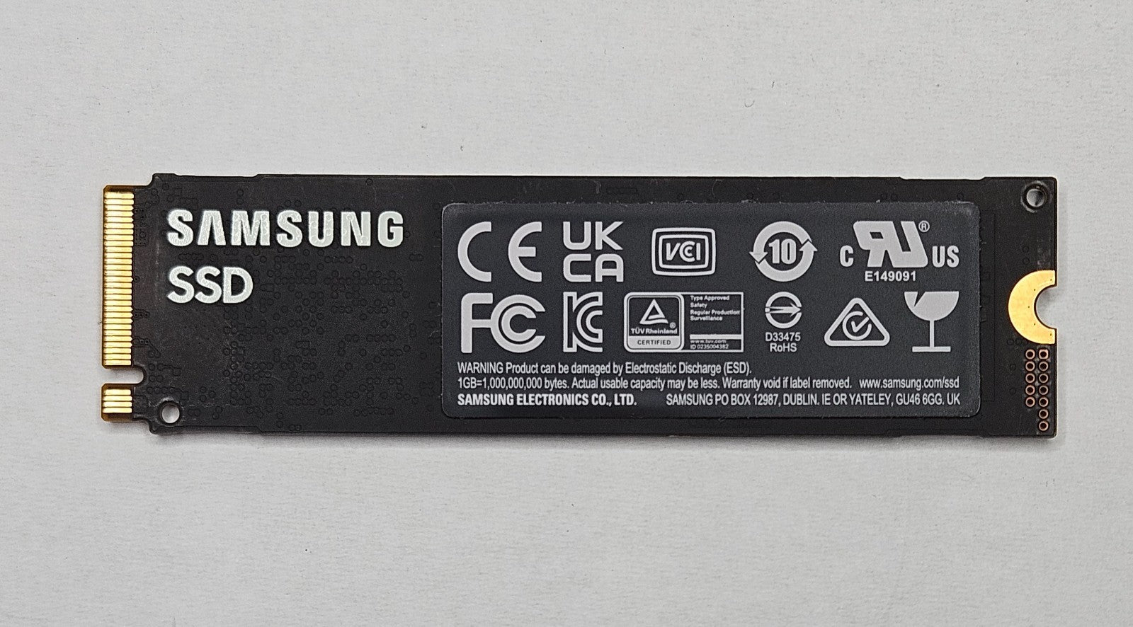 Samsung MZ-V8P2T0 980 Pro 2TB TLC PCIe 4.0 x4 NVMe M.2 2280 SSD MZVL22T0HBLB1