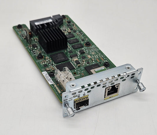 Cisco 1-Port 1Gb Dual Mode (SFP/RJ-45) Network Expansion Module NIM-1GE-CU-SFP0