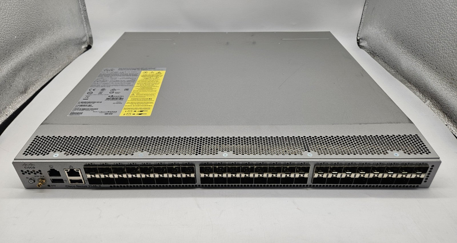 Cisco Nexus 3548-X 48-Port SFP+ Network Switch w/ 2x PSU & Lic N3K-C3548P-10GX0