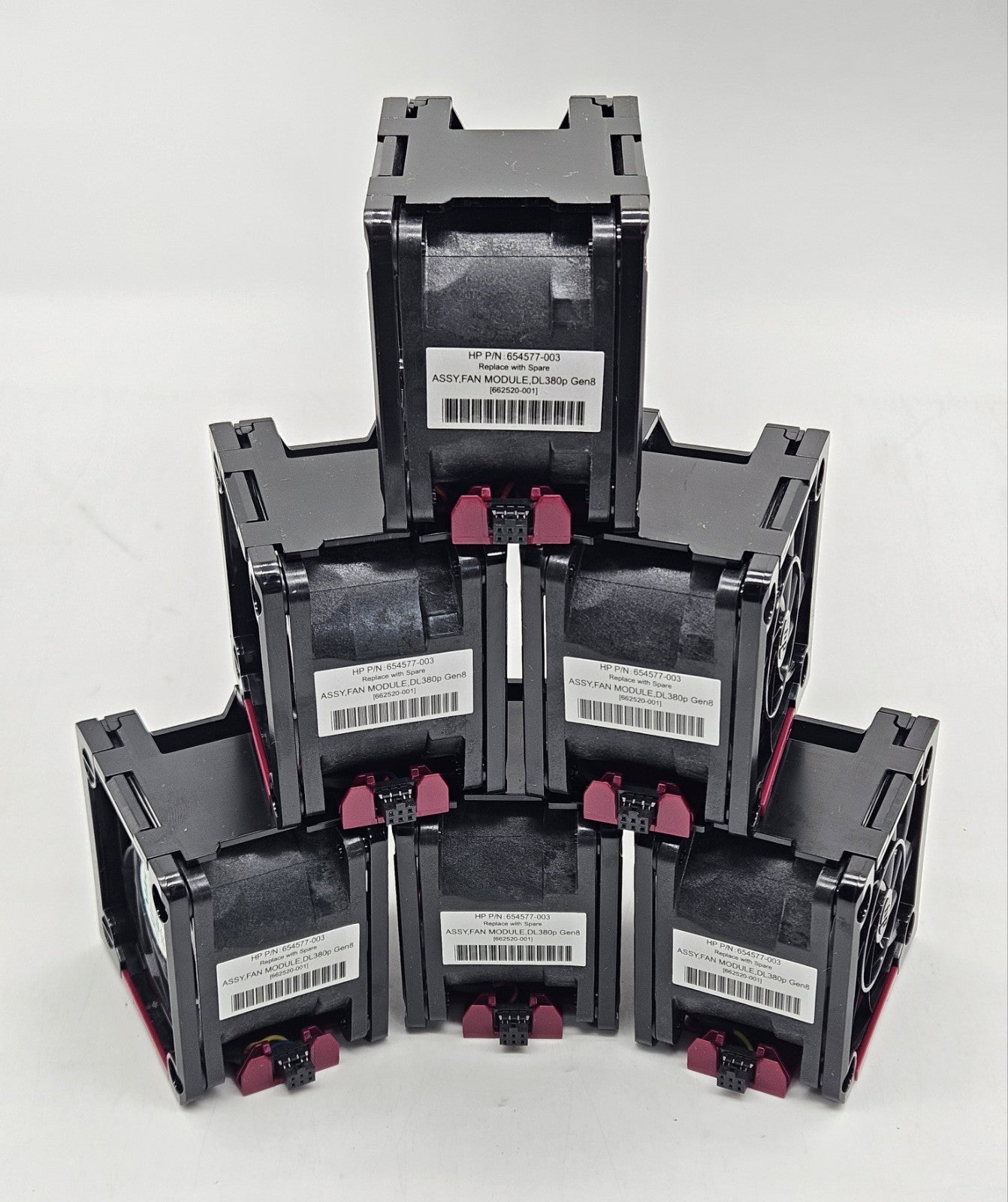 LOT OF 6 HP Hot Pluggable Dual Rotor Fan for DL380p DL380e DL385p G8 662520-0010