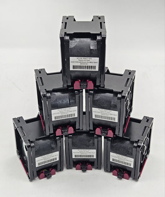 LOT OF 6 HP Hot Pluggable Dual Rotor Fan for DL380p DL380e DL385p G8 662520-0010