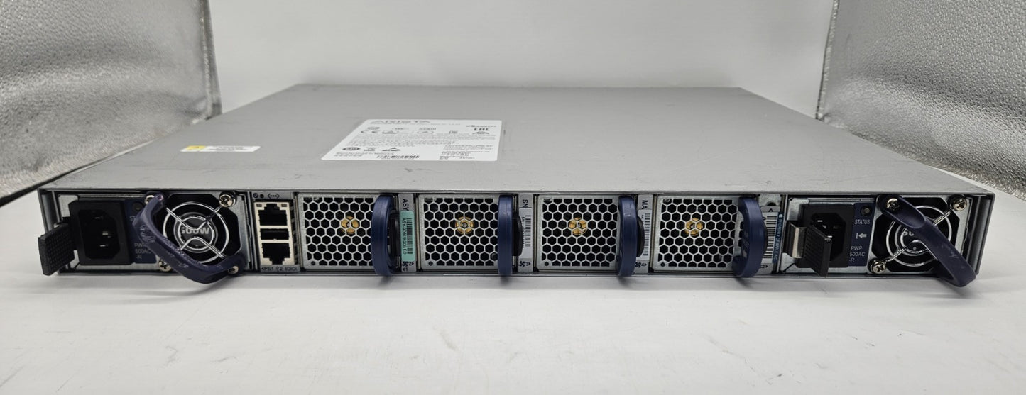 Arista 48-Port 10GB SFP+ & 6-40GB QSFP+ Network Switch 2xPSU Blue DCS-7050SX-72Q3