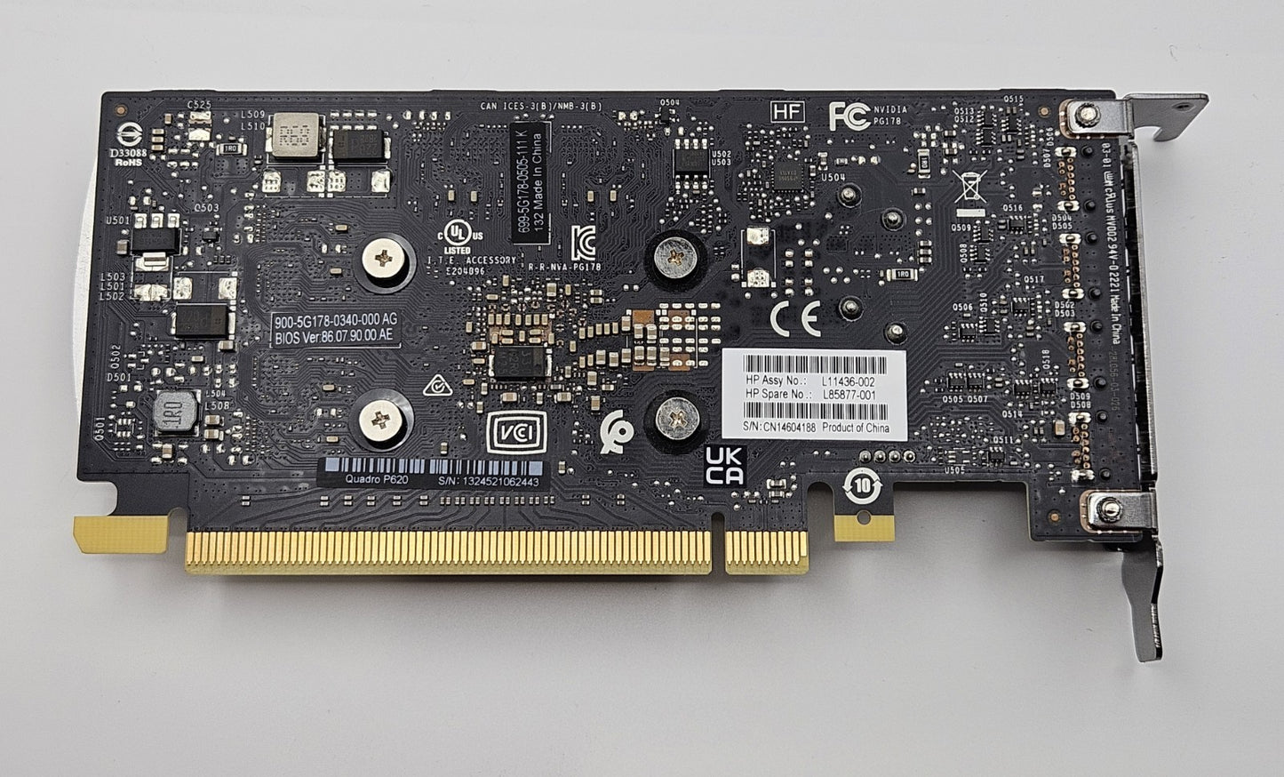 Nvidia Quadro P620 2GB GDDR5 PCI-E 3.0 x16 Video Graphics Card (Low Profile)3