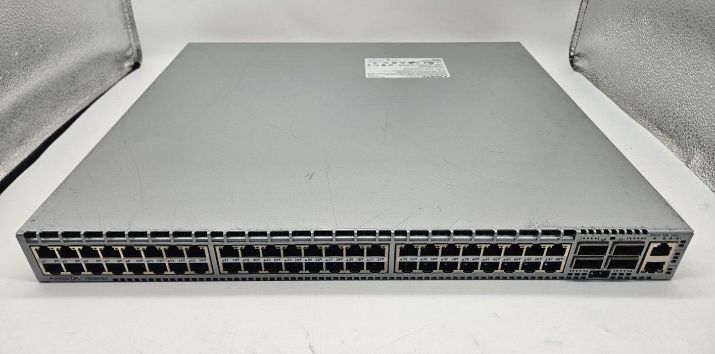 Arista 7050T 48-Port 10GbE 4-QSFP+ Network Switch w/2x PSU (RED) DCS-7050T-640