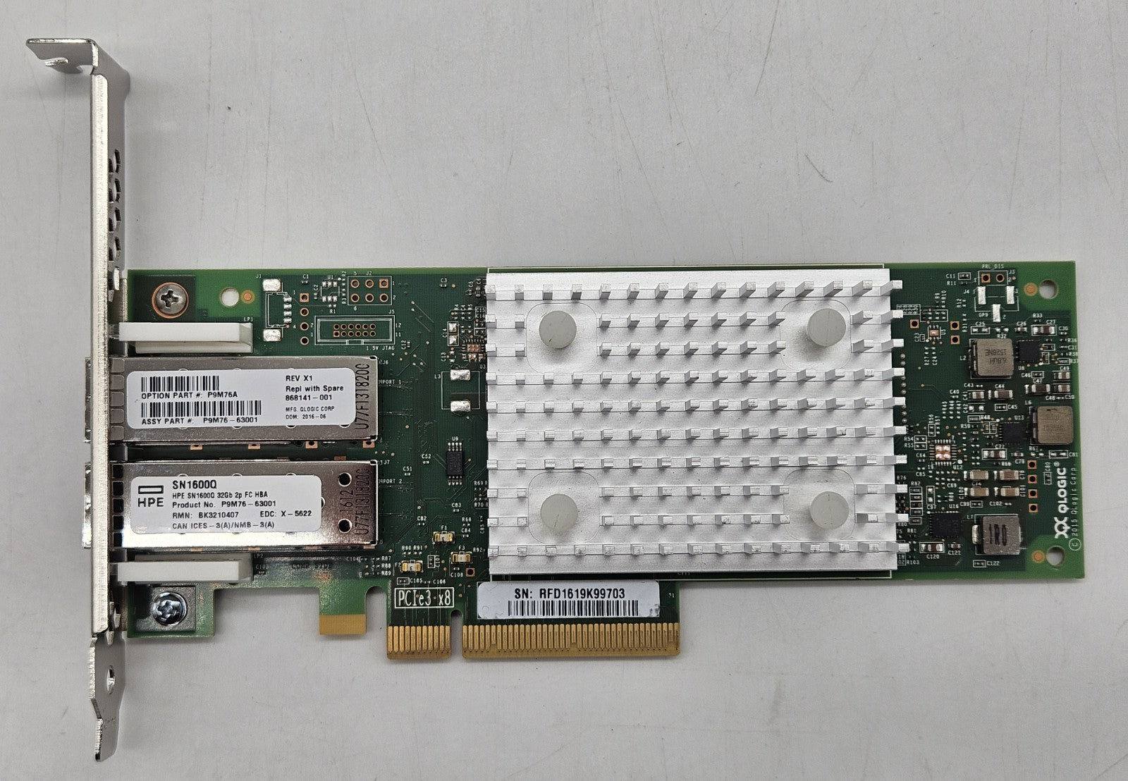 HP SN1600Q 2-Port 32Gb SFP28 High Profile Host Bus Adapter 868141-0012