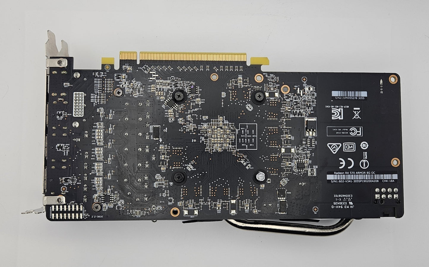 MSI Radeon RX 570 Armor 8GB OC GDDR5 PCI-E 3.0 x16 Video Graphics Card3