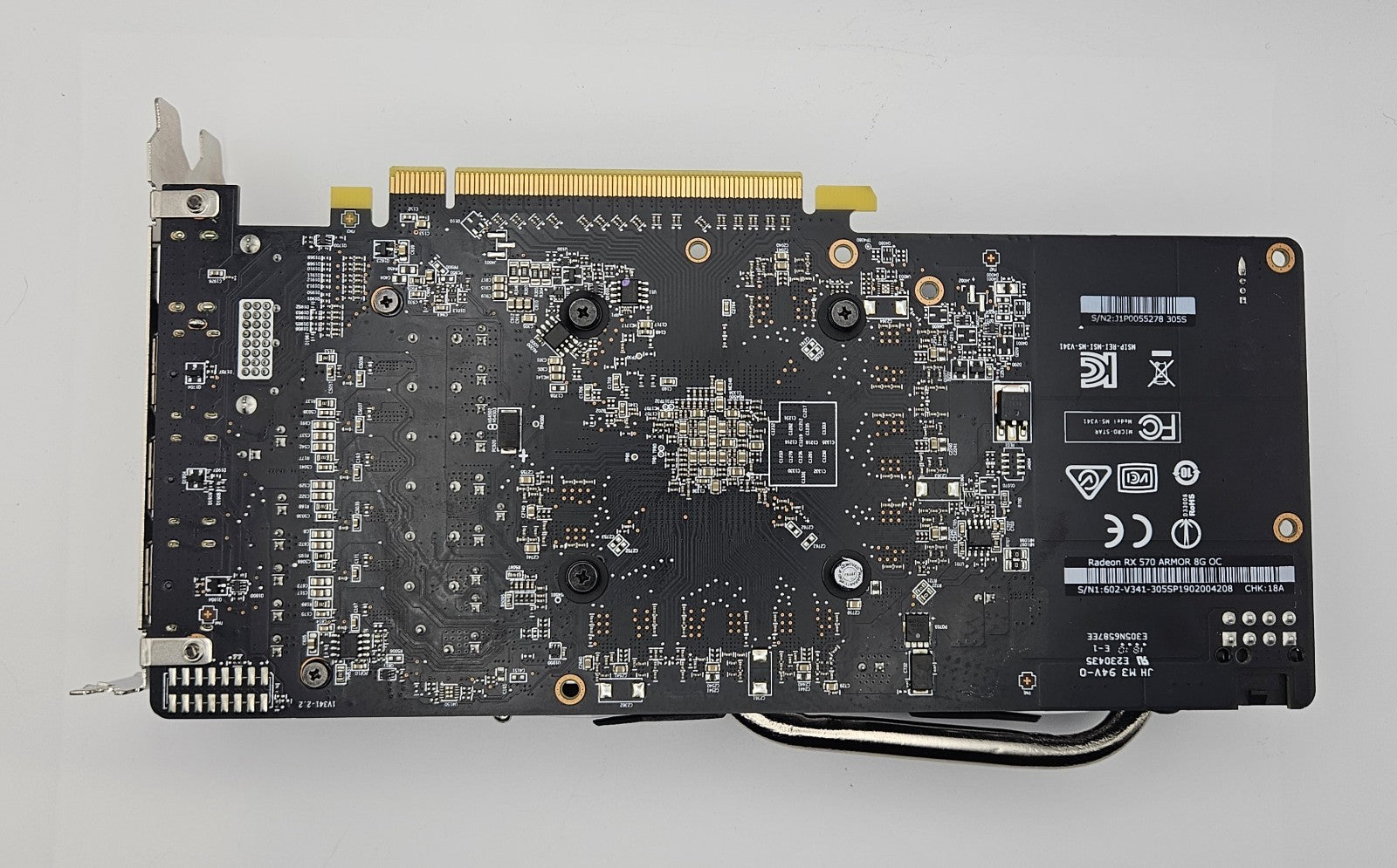 MSI Radeon RX 570 Armor 8GB OC GDDR5 PCI-E 3.0 x16 Video Graphics Card3