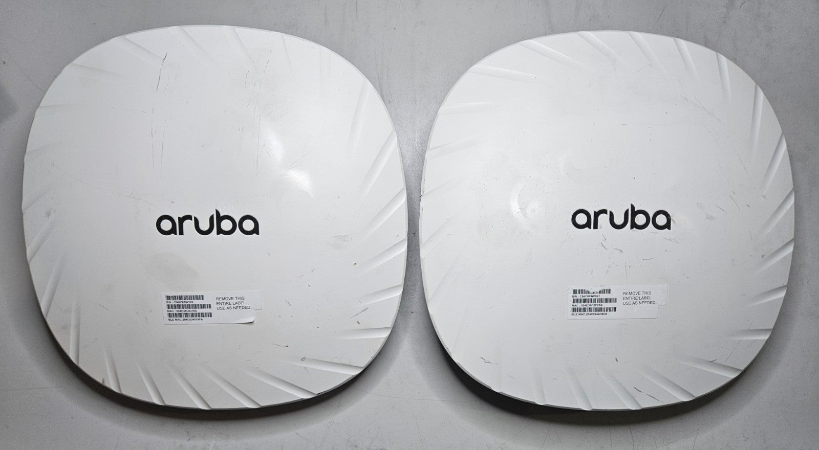LOT OF 2 Aruba JZ337A 802.11ax Dual Band 4x4:4 Wireless Access Point AP-5350