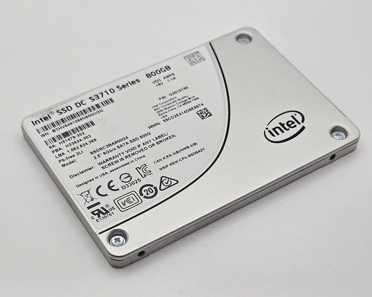 Intel DC S3710 800GB MLC SATA 6Gbps High Endurance 2.5" SSD SSDSC2BA800G40