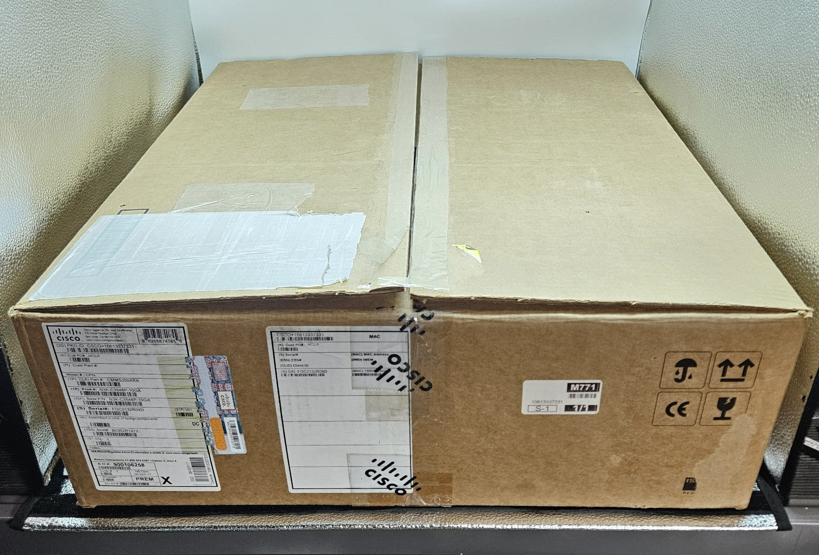 NEW Cisco Nexus 3548-X 48-Port SFP+ Switch w/ 2x PSU & 48x SFP  N3K-C3548P-10GX0