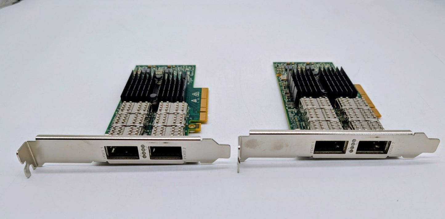 Lot of 2 HP  764736-001  FDR/Ethernet 10gb/40gb 2-Port 544+QSFP Adapter0
