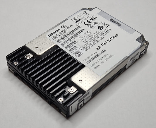 Toshiba 3.84TB MLC SAS 12Gbps Read Intensive 2.5" SSD PX05SRQ384B0