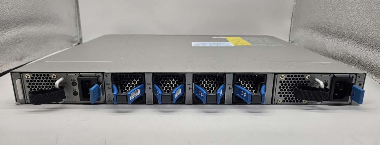 Cisco Nexus 3548P 48-Port 10Gb SFP+ Network Switch w/2x PSU & Lic N3K-C3548P-10G3