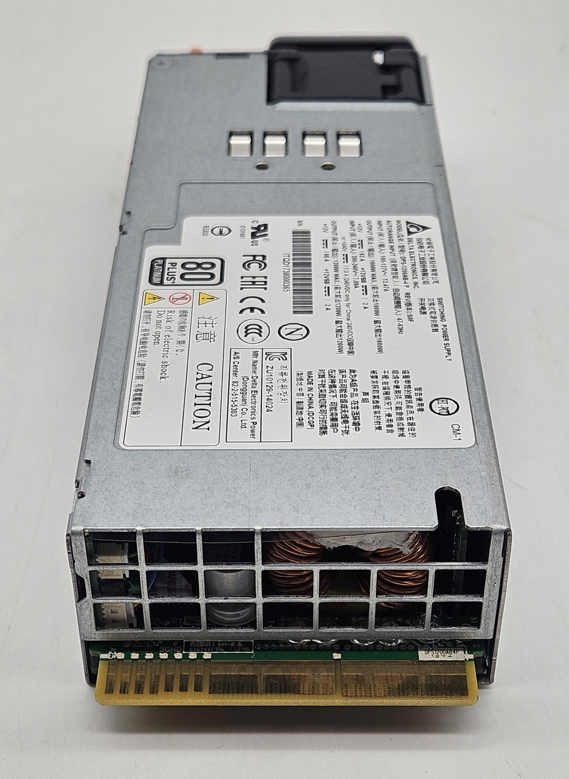 LOT OF 2 Delta 1200w 80 Plus Platinum Flex Slot Power Supply DPS-1200AB3