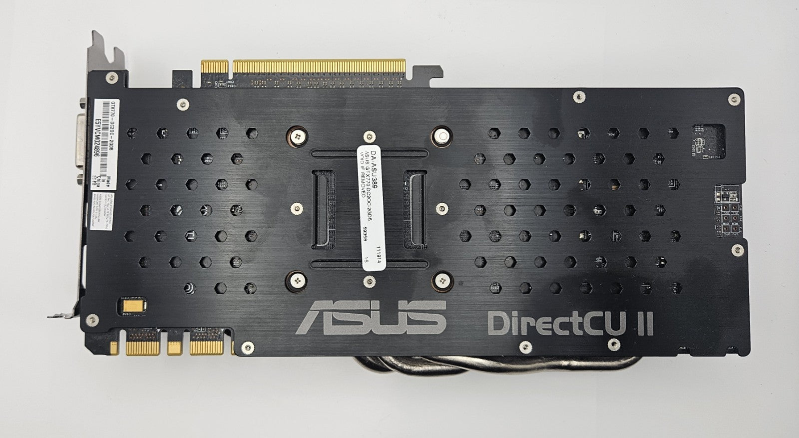 Asus Geforce GTX 770 DirectCU II 2GB GDDR5 Video Graphics Card GTX770-DC2OC-2GD53