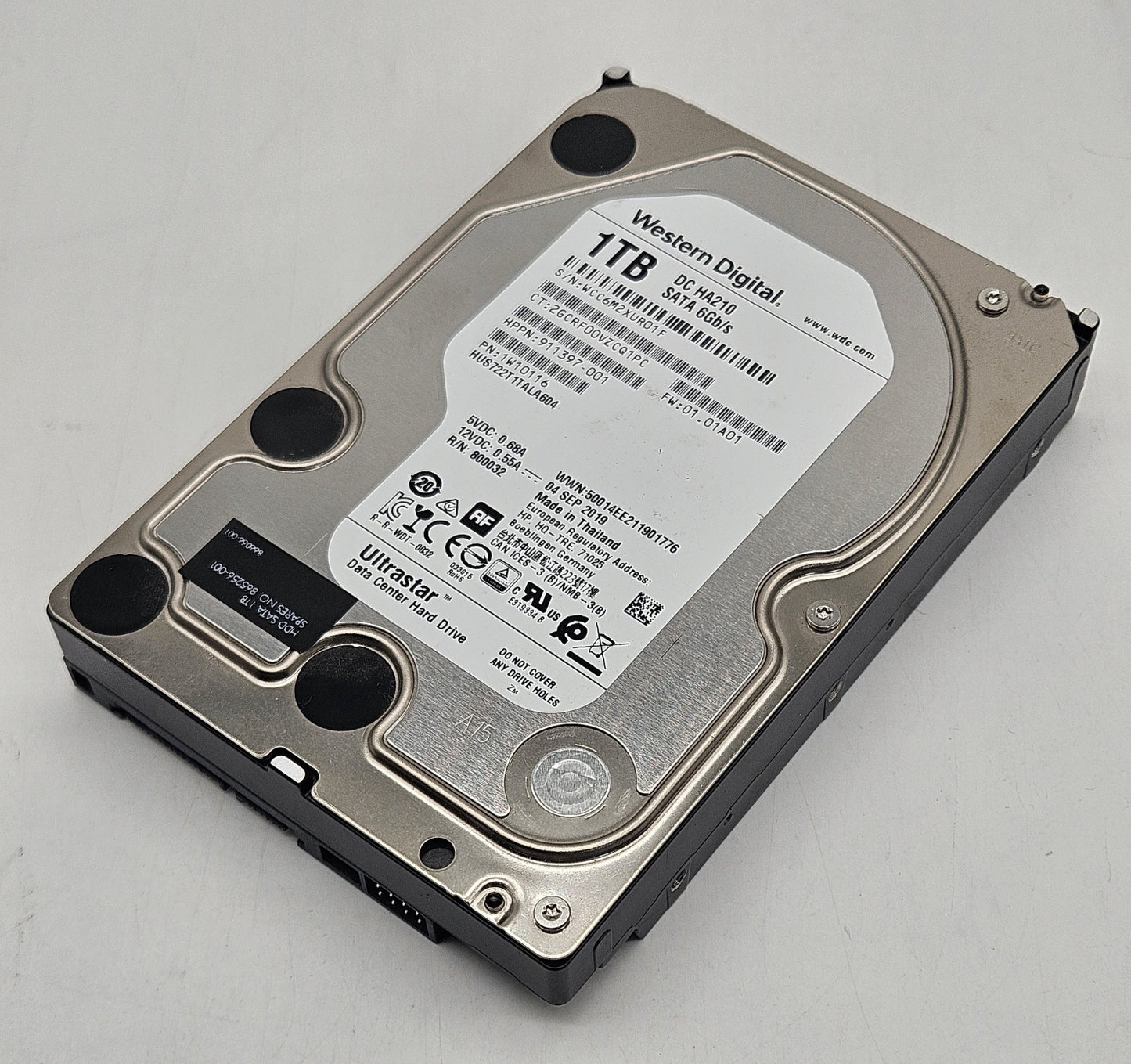 Western Digital Hitachi 1TB 7200RPM SATA 6Gb 3.5" Hard Drive HUS722T1TALA6040