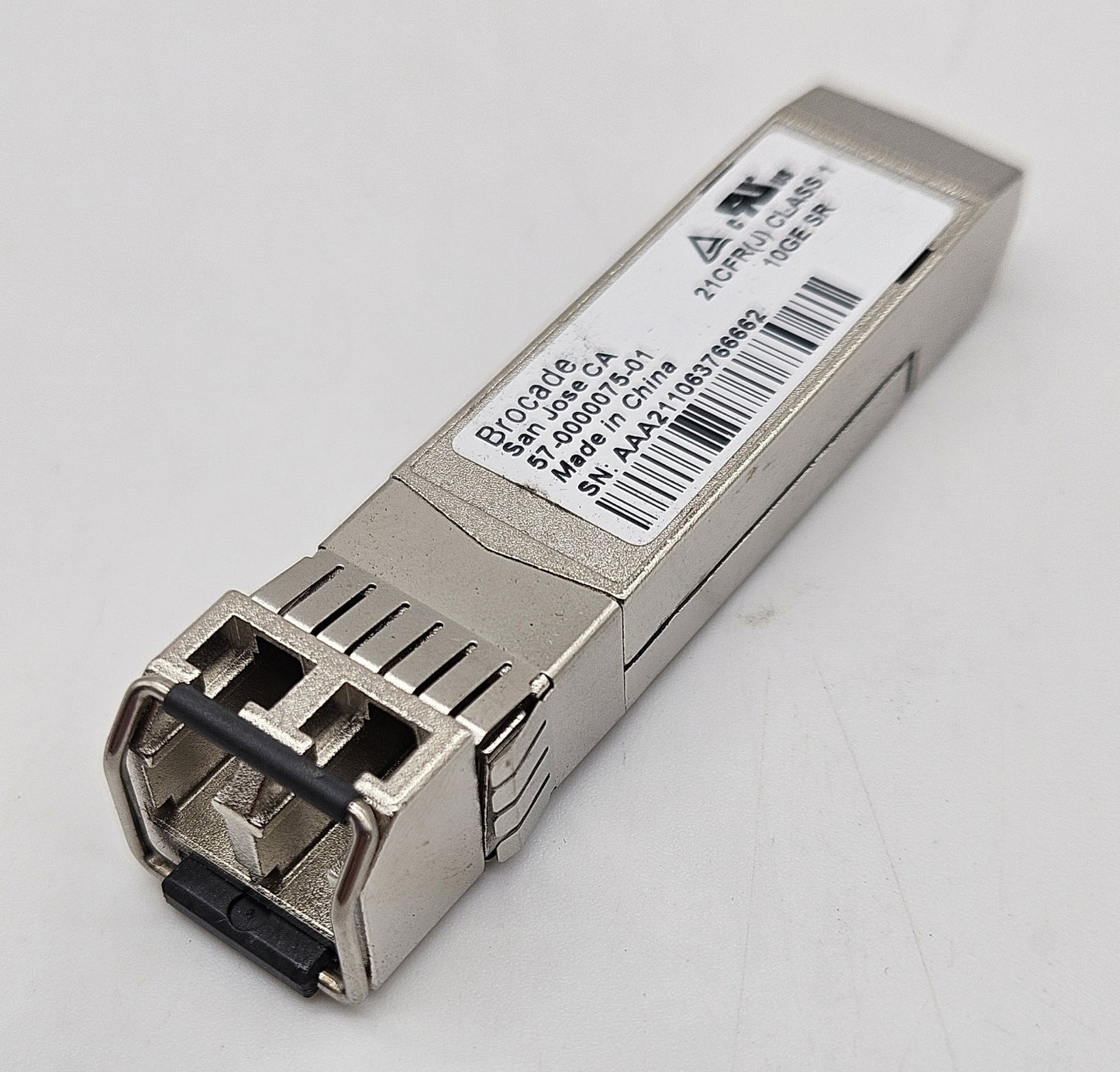 LOT OF 14 Brocade 10GBase-SR MMF 300m 850nm Duplex LC SFP 57-0000075-012
