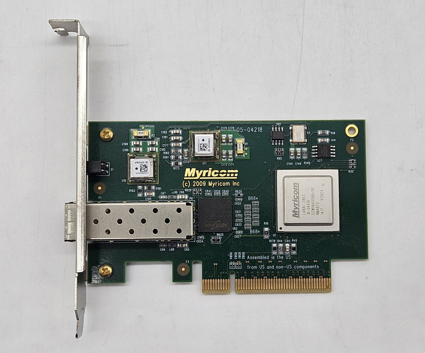 LOT OF 3 Myricom 1-Port 10Gb SFP+ PCI-e x8 Network Adapter 10G-PCIE-8B-S2