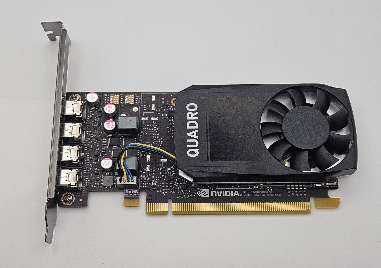 Nvidia Quadro P1000 4GB GDDR5 PCI-E 3.0 x16 Video Graphics Card (High Profile)2