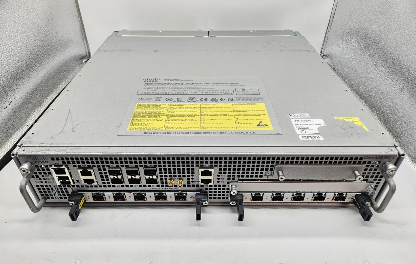 Cisco 6-Port SFP Aggregation Services Router w/ 2x PSU 2x Lic 2x Mod. ASR1002-X0