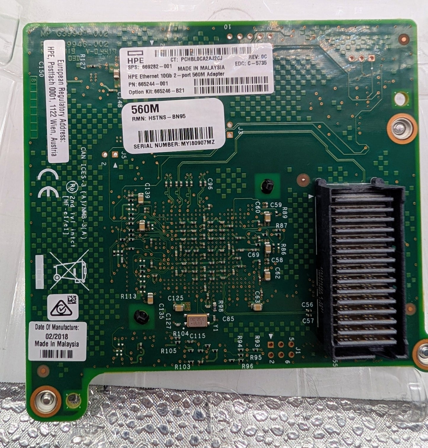 HP 669282-001 Ethernet 10Gb DP 560M Adapter1