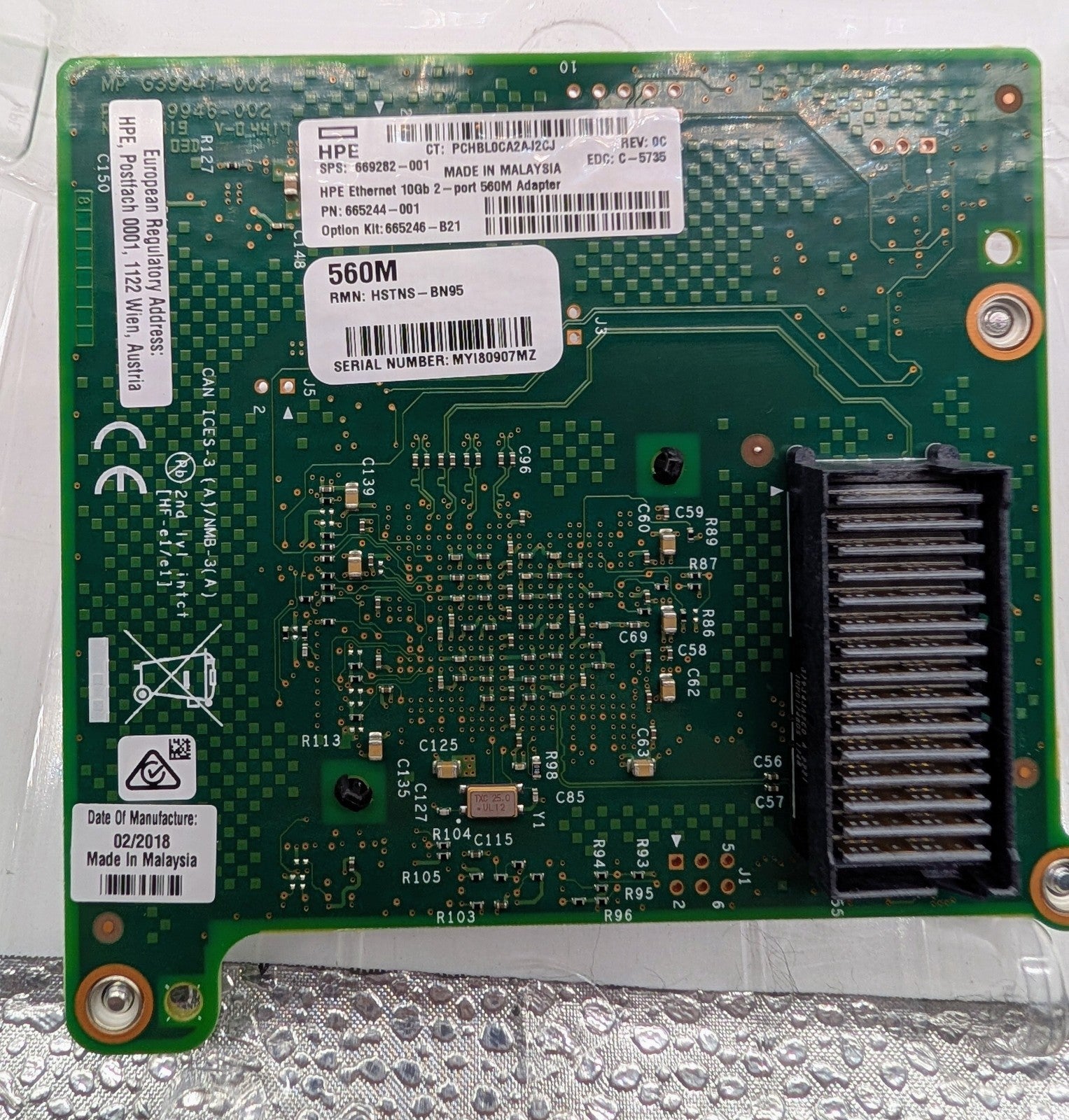 HP 669282-001 Ethernet 10Gb DP 560M Adapter1