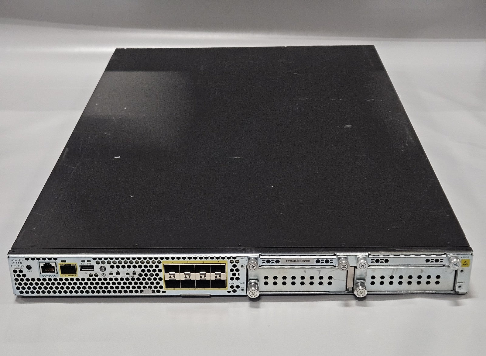 Cisco FirePower 4100 8-Port 10Gb SFP+ Firewall Appliance w/200GB SSD FPR-4120-K90