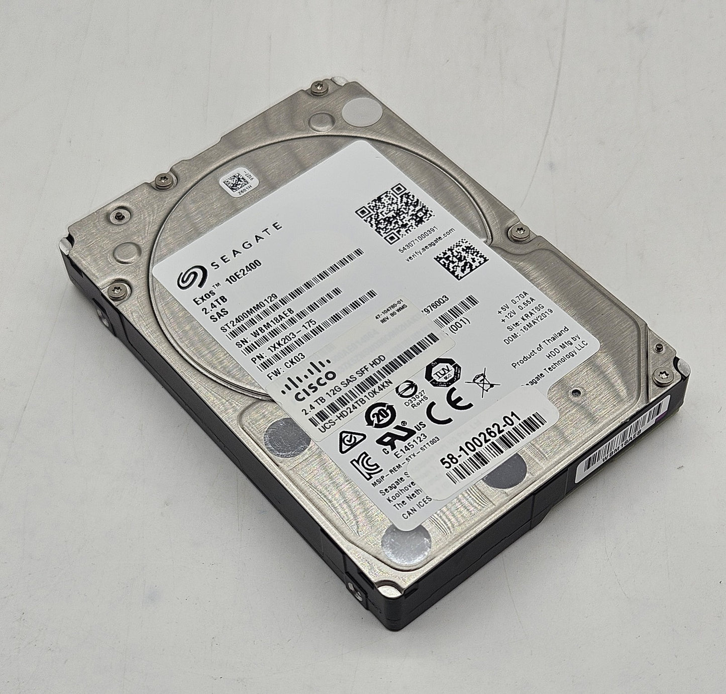 Seagate 2.4TB 10kRPM SAS 12Gbps 256MB Cache 16GB NAND 2.5" HDD ST2400MM01290