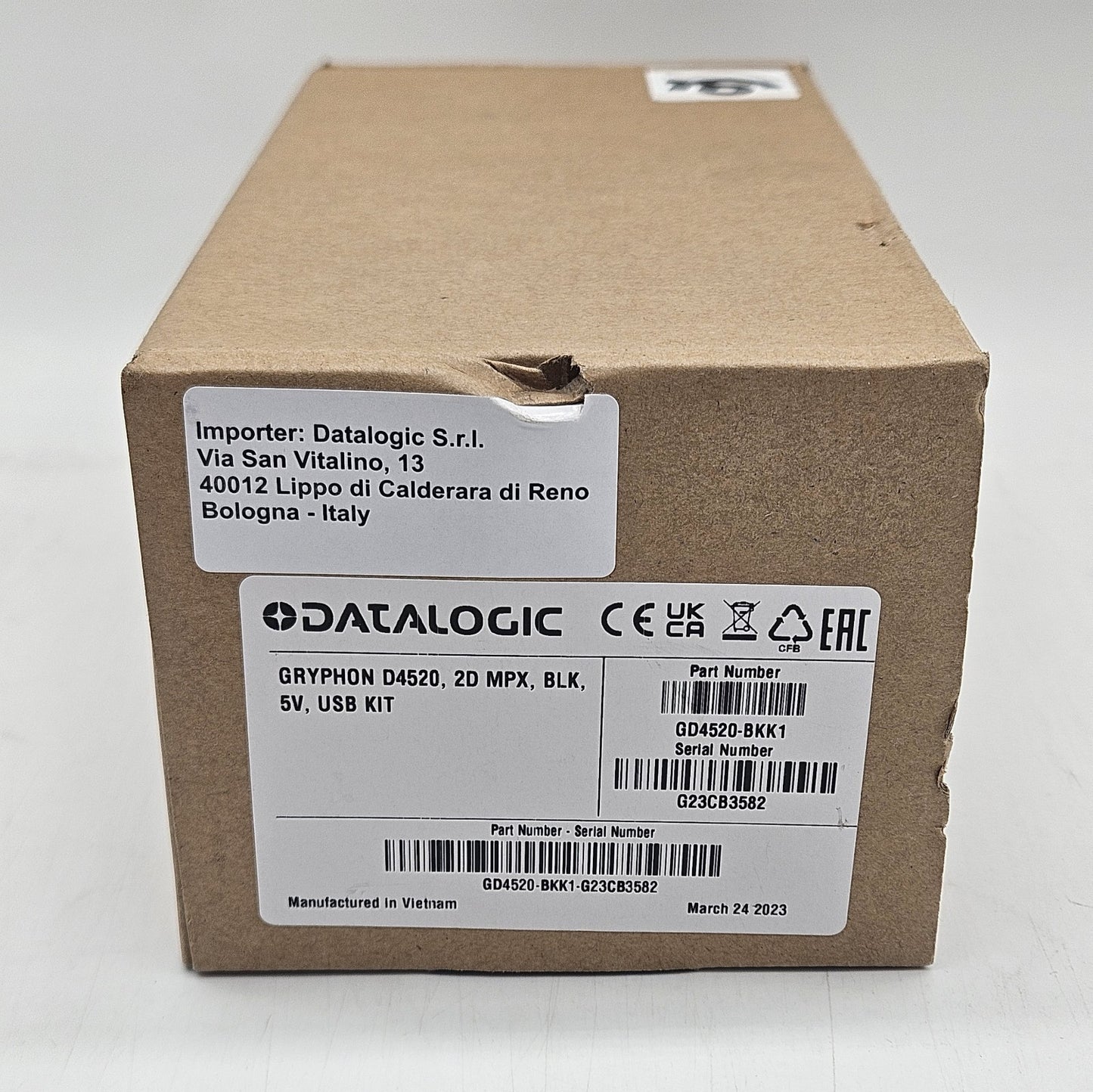Datalock Gryphon D4520 Handheld Barcode Scanner w/ USB Cable GD4520-BKK11