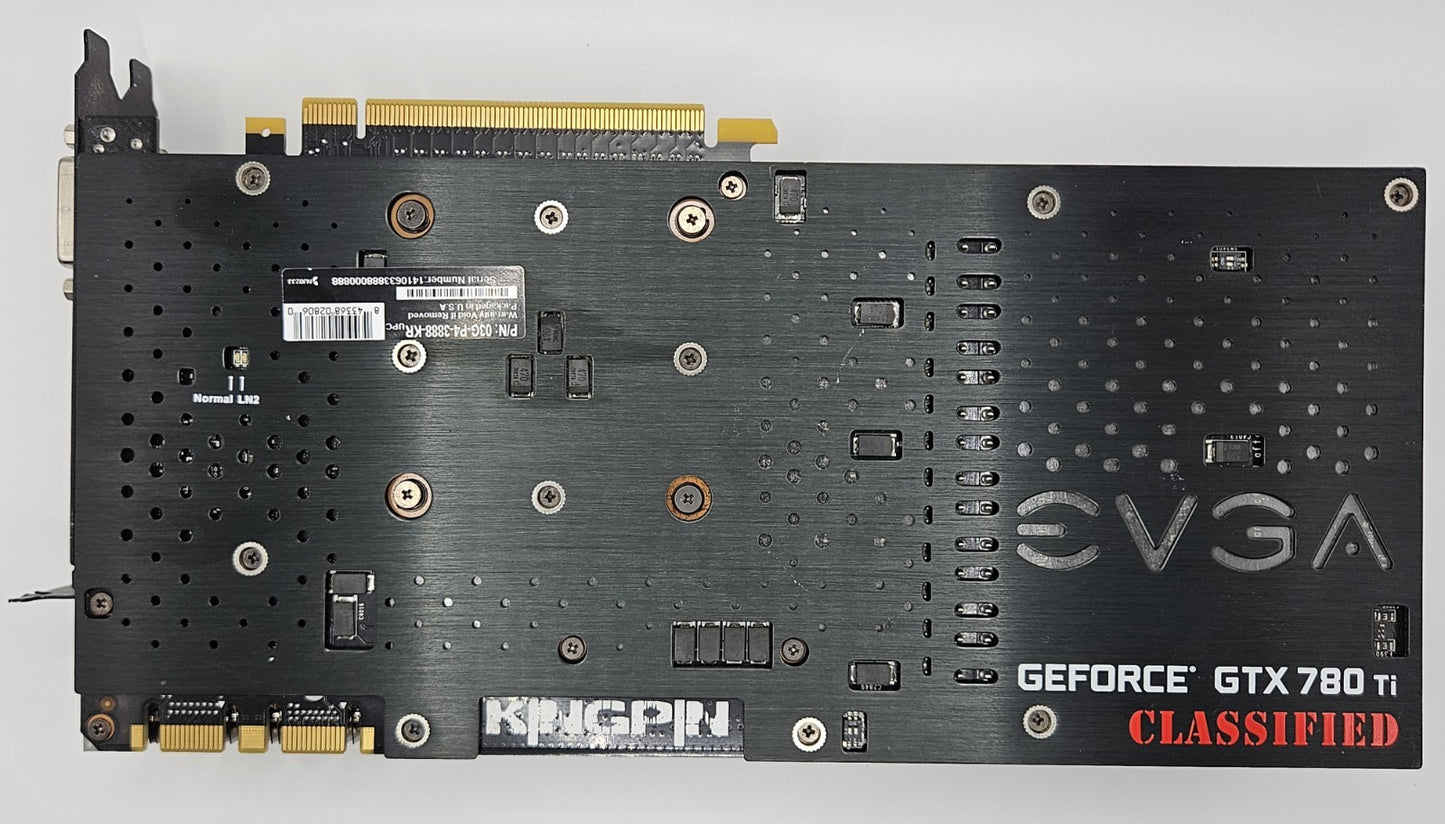 EVGA Nvidia Geforce GTX 780Ti Classified 3GB GDDR5 PCIe 3.0 x16 Video Card3
