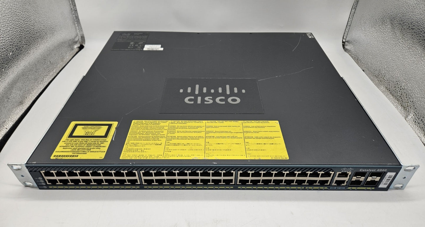 Cisco Catalyst 4900 48-Port GbE & 4-Port SFP Network Switch WS-C4948-E0