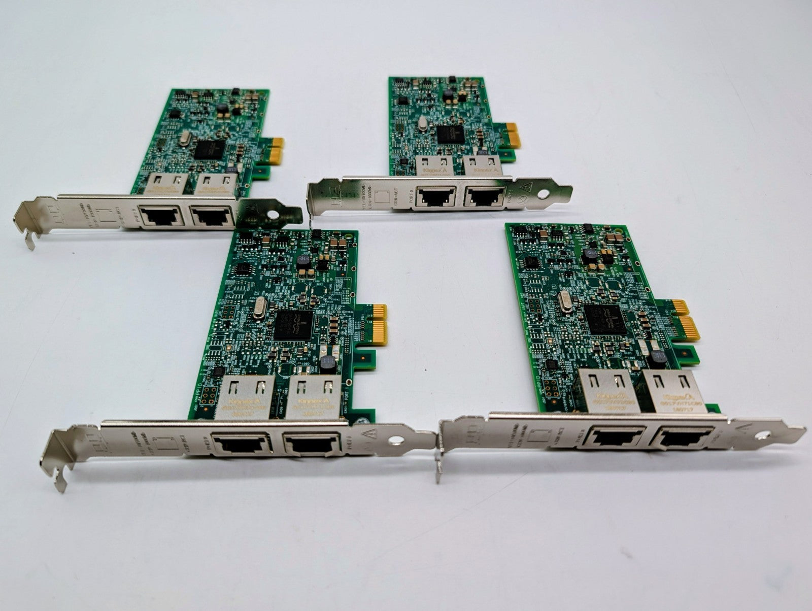 Lot Of 4 Dell 0FCGN Broadcom 5720 Dual Port 1GbE NIC Cards0