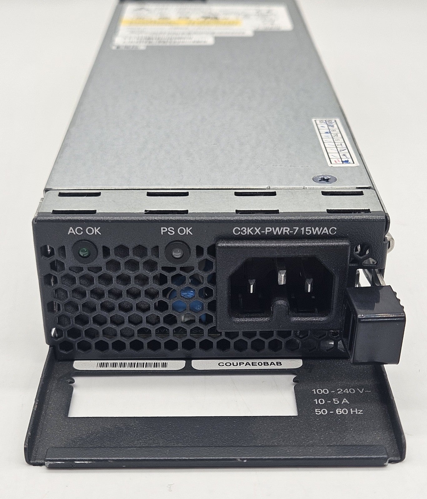 LOT OF 2 Cisco 715W Power Supplies C3KX-PWR-715WAC2