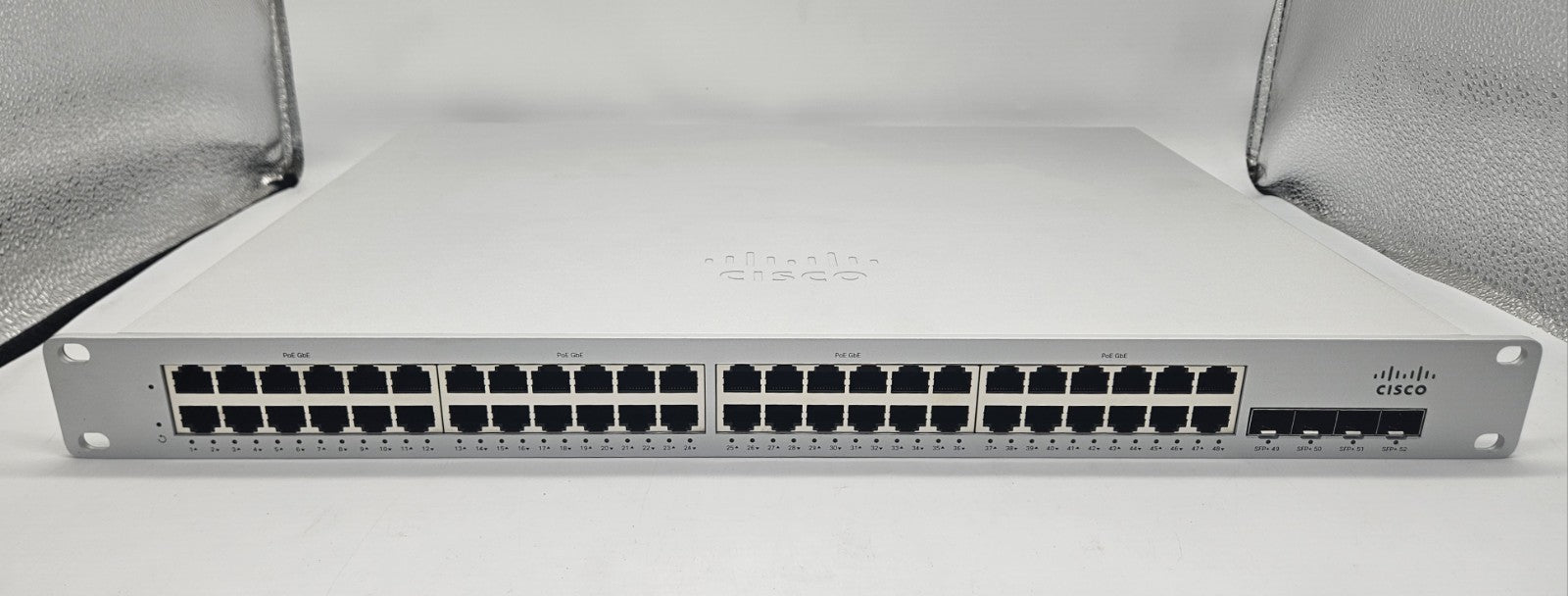 Meraki 48-Port PoE+ GbE & 4-Port SFP+ Network Switch MS225-48FP-HW UNCLAIMED1